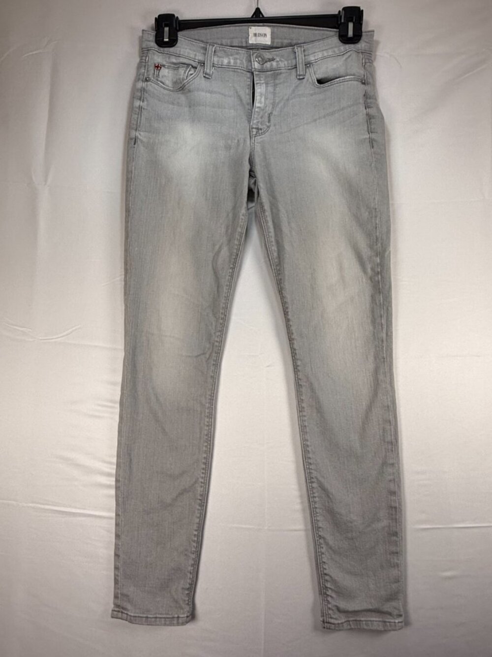 Hudson Krista Ankle Super Skinny Jeans Women's 28x28 Gray Low Rise Stretch